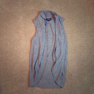 Grey/heather cotton vest